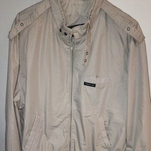 LIKE NEW 1980s Vintage Members Only Jacket Mens Size 44, Beige Casual Jacket